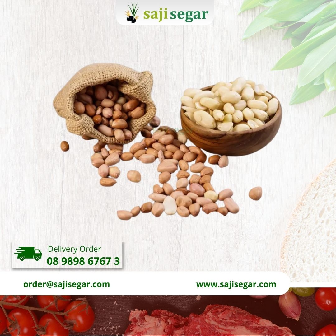 Kacang tanah kupas / 100gram